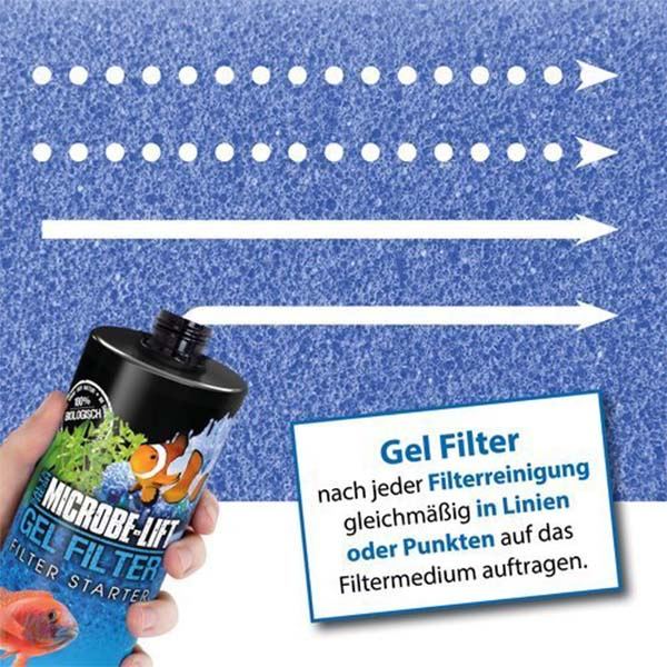 ARKA MICROBE-LIFT Gel Filter - Filterstarter und Langzeitpflege 236ml